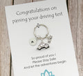 Personalised Passed Driving Test Keyring for Congratulations New Driver Gifts