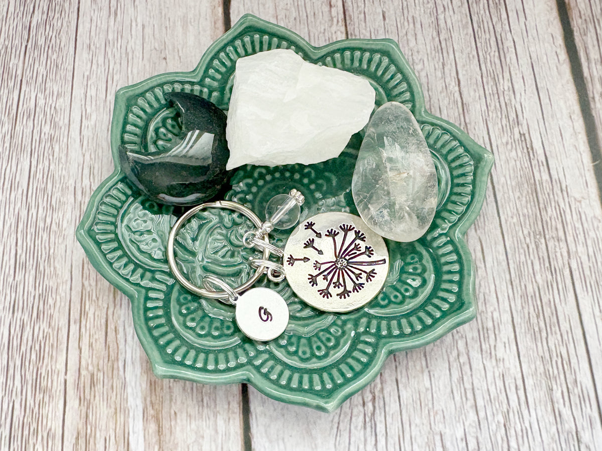 Personalised Dandelion Keyring | Inner Strength | Strength Within