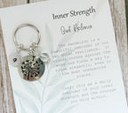 Personalised Dandelion Keyring | Inner Strength | Strength Within