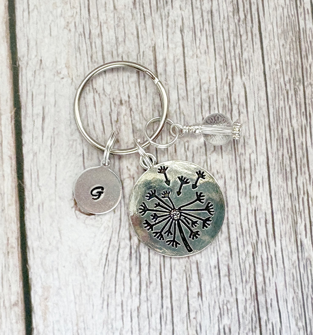 Personalised Dandelion Keyring | Inner Strength | Strength Within