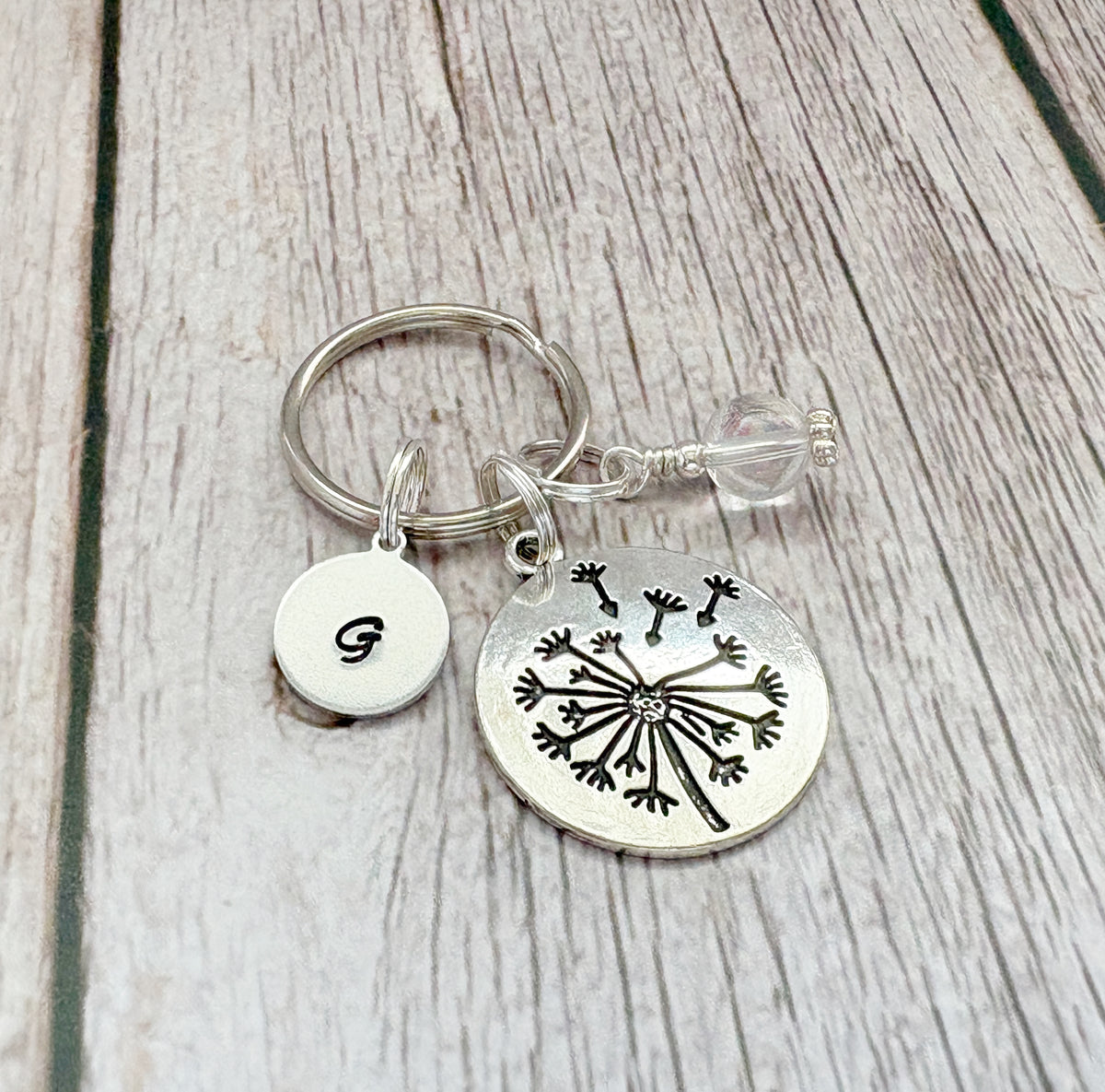 Personalised Dandelion Keyring | Inner Strength | Strength Within
