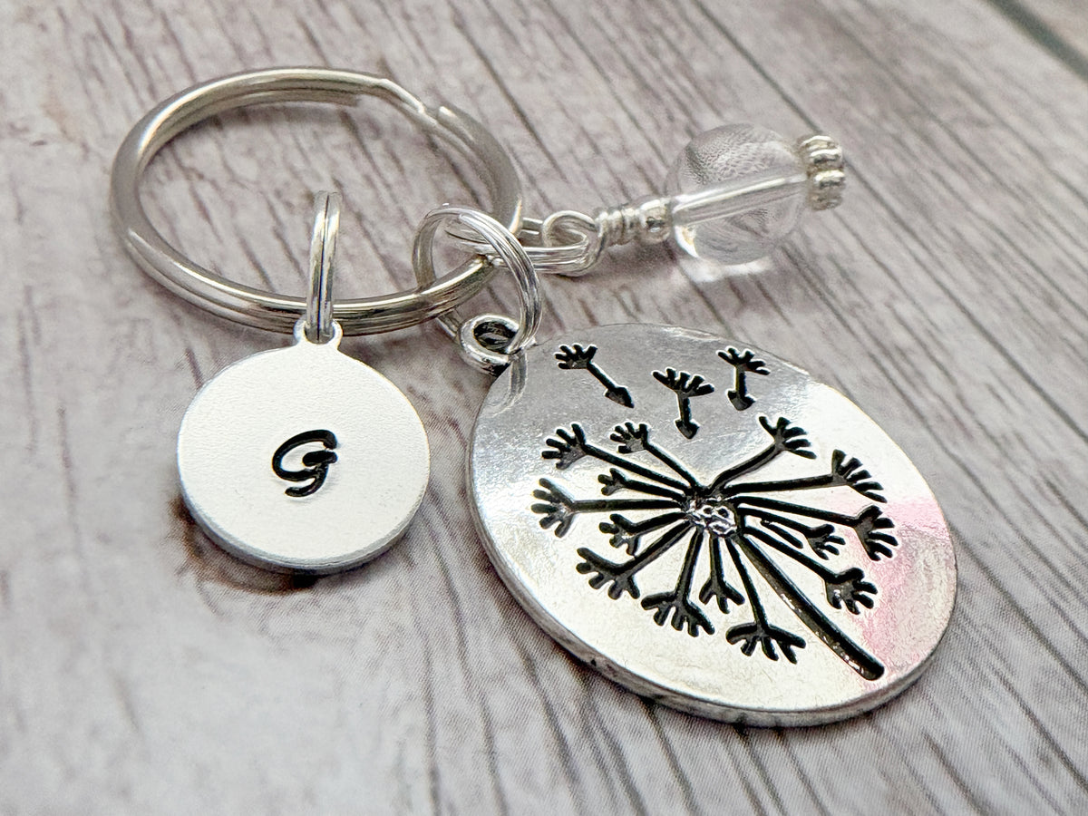 Personalised Dandelion Keyring | Inner Strength | Strength Within