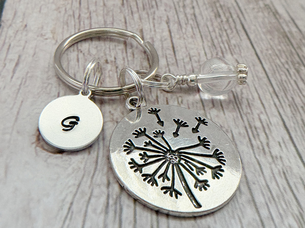 Personalised Dandelion Keyring | Inner Strength | Strength Within