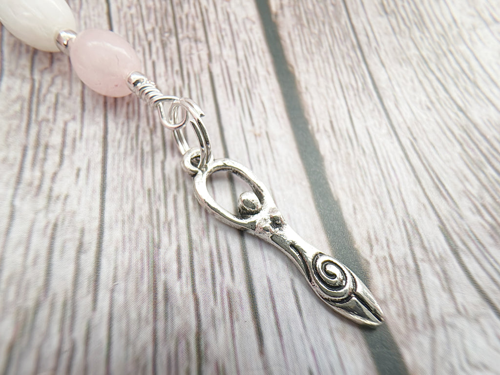 Personalised Devine Feminine Charm Keyring for Expecting Mothers and new mum gifts