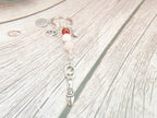 Personalised Devine Feminine Charm Keyring for Expecting Mothers and new mum gifts
