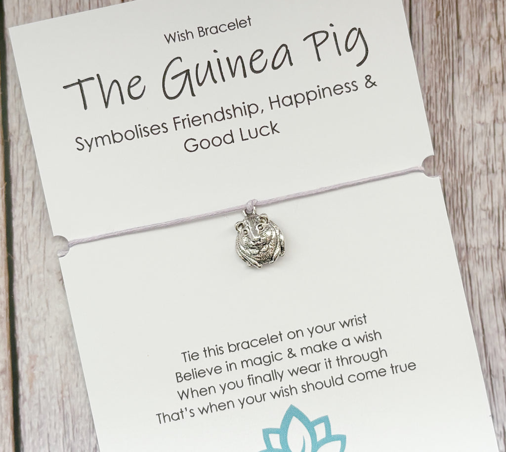 Spirit Animal Guinea Pig Wish Bracelet | Friendship Gift | Sacred Spirit