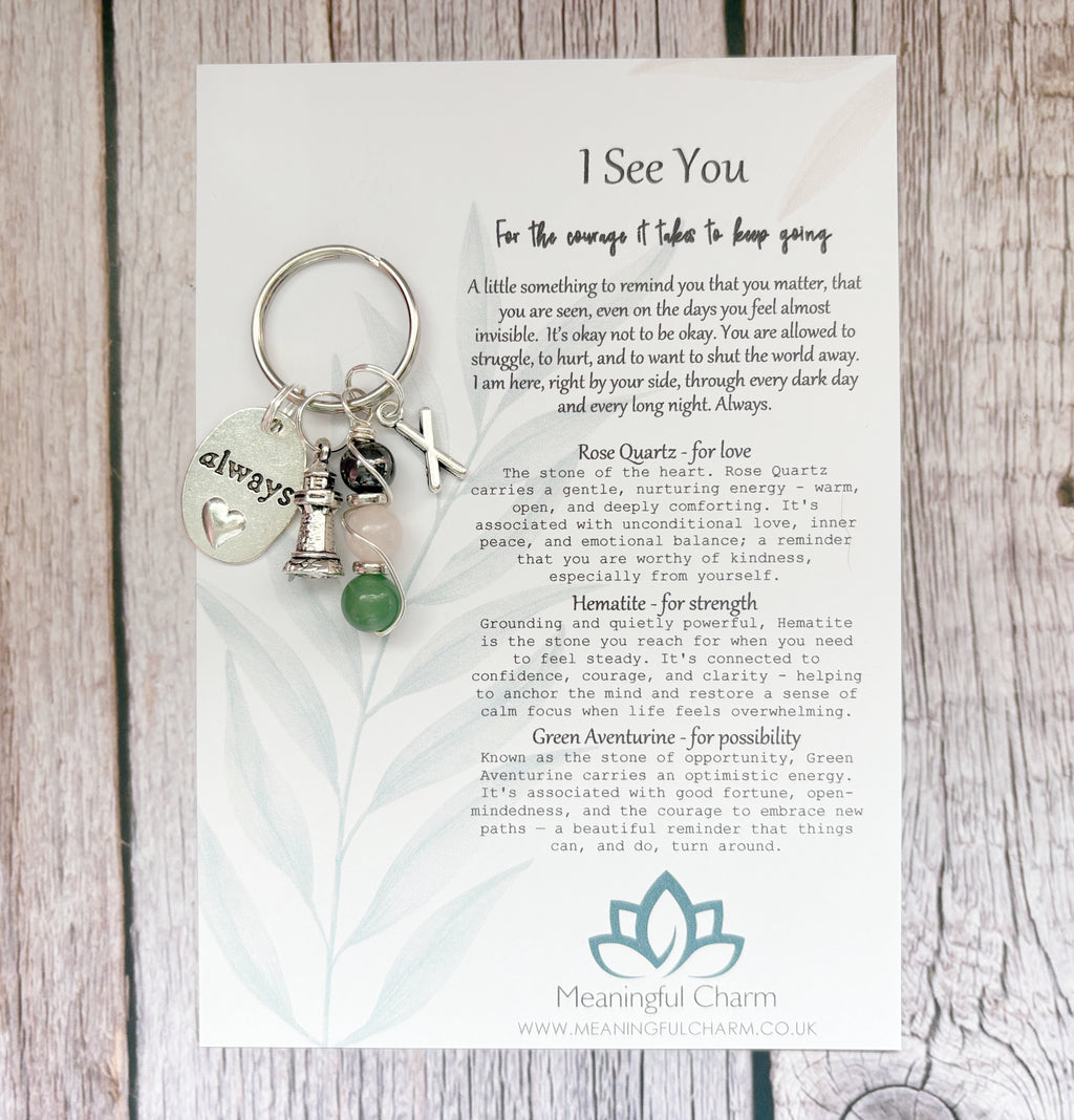I See You Support Keyring Gift | Seen Series | Strength Within