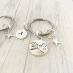 Personalised Matching Pinky Swear Keyring Set, Unbreakable Bond