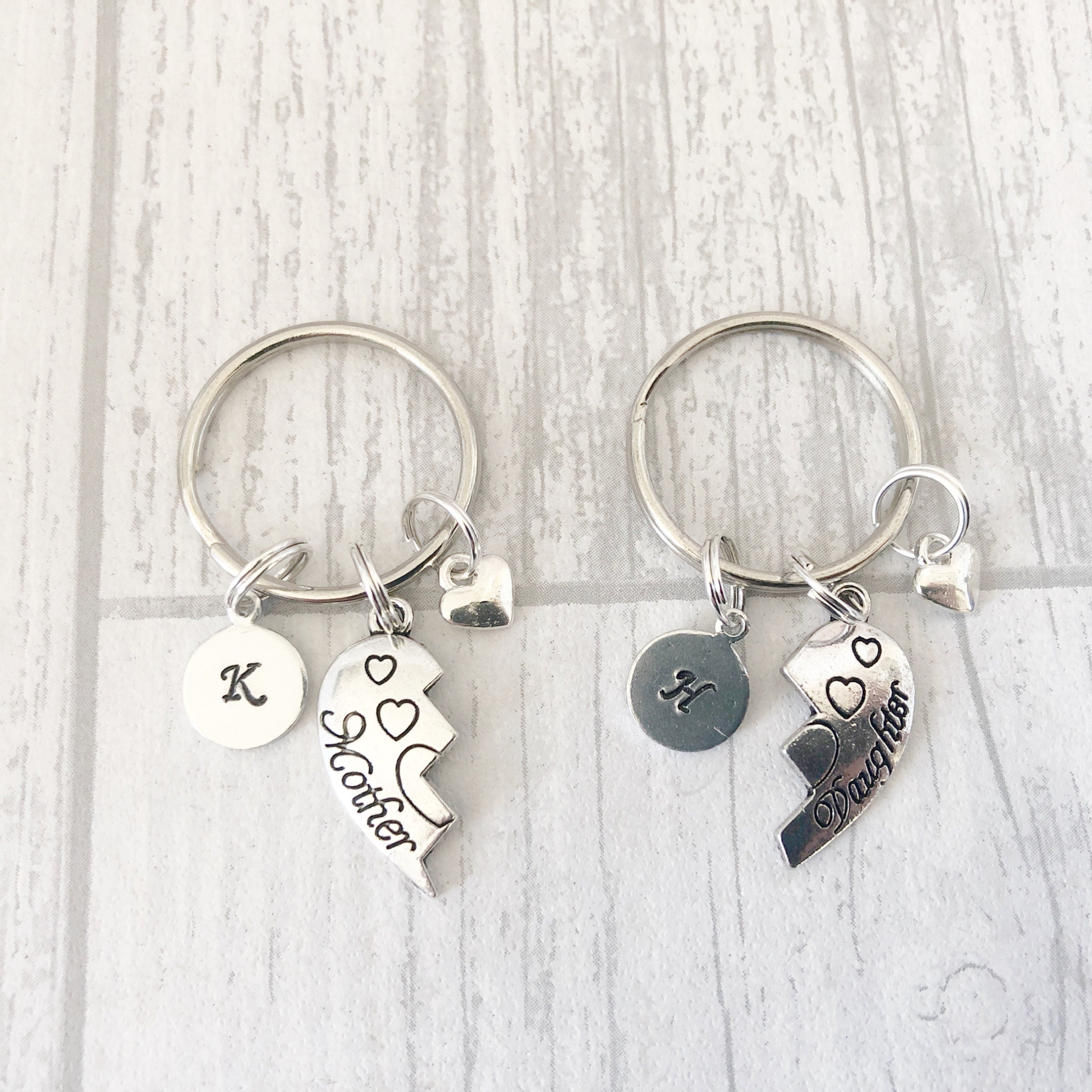 Mother and Daughter Connecting Keyring Set, An Unbreakable Bond