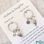 Mother and Daughter Connecting Keyring Set, An Unbreakable Bond