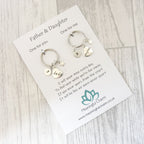 Father and Daughter Matching Keyring Set, For Your Hero