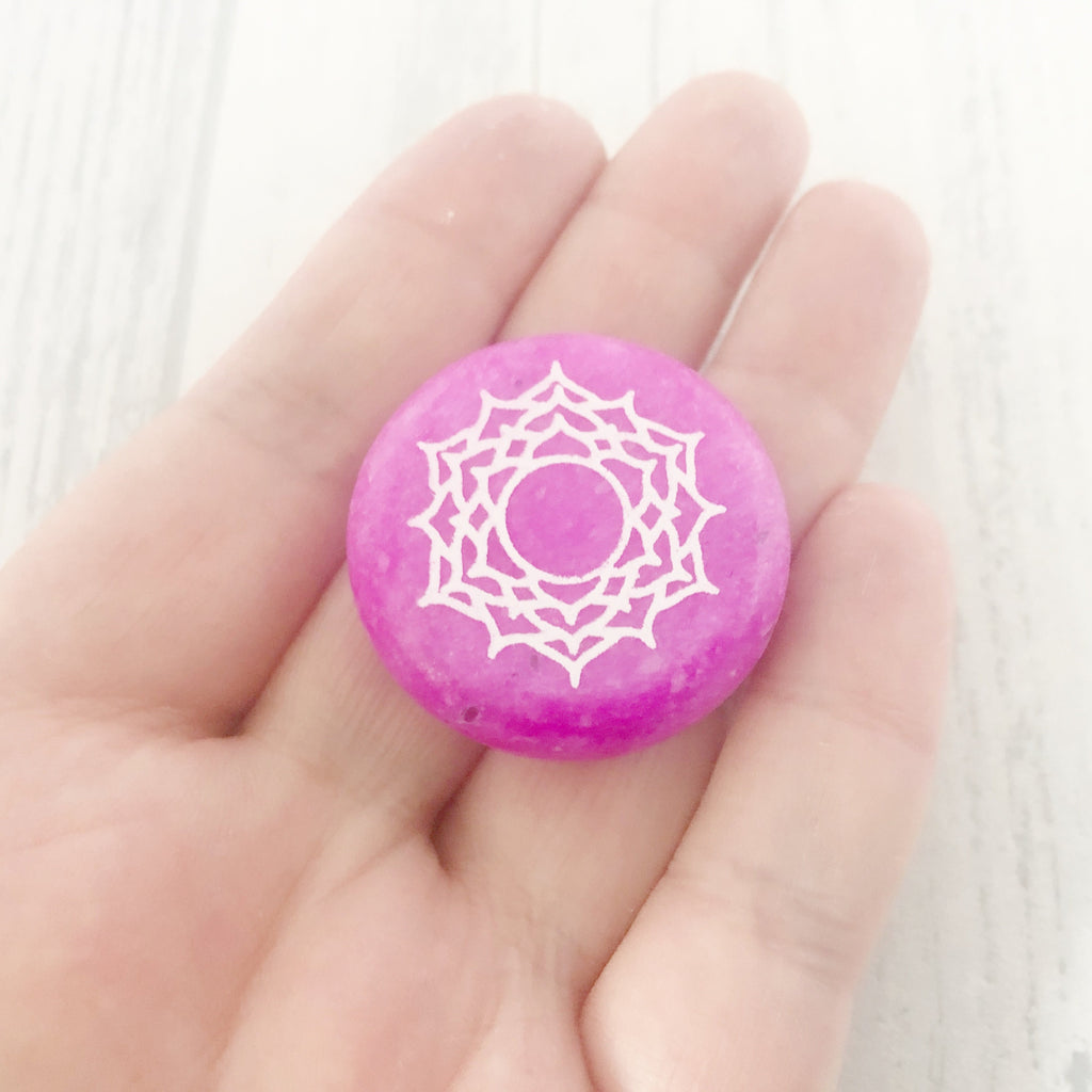 Third Eye Chakra Worry Stone | Intuition Gift