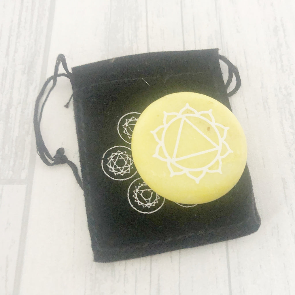 Solar Plexus Chakra Worry Stone | Willpower Gifts