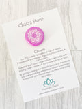 Crown Chakra Worry Stone | Spiritual Connection Gift