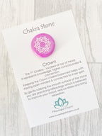 Crown Chakra Worry Stone | Spiritual Connection Gift