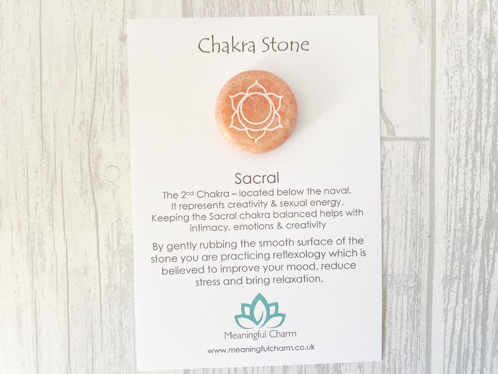 Sacral Chakra Worry Stone | Creativity Gift