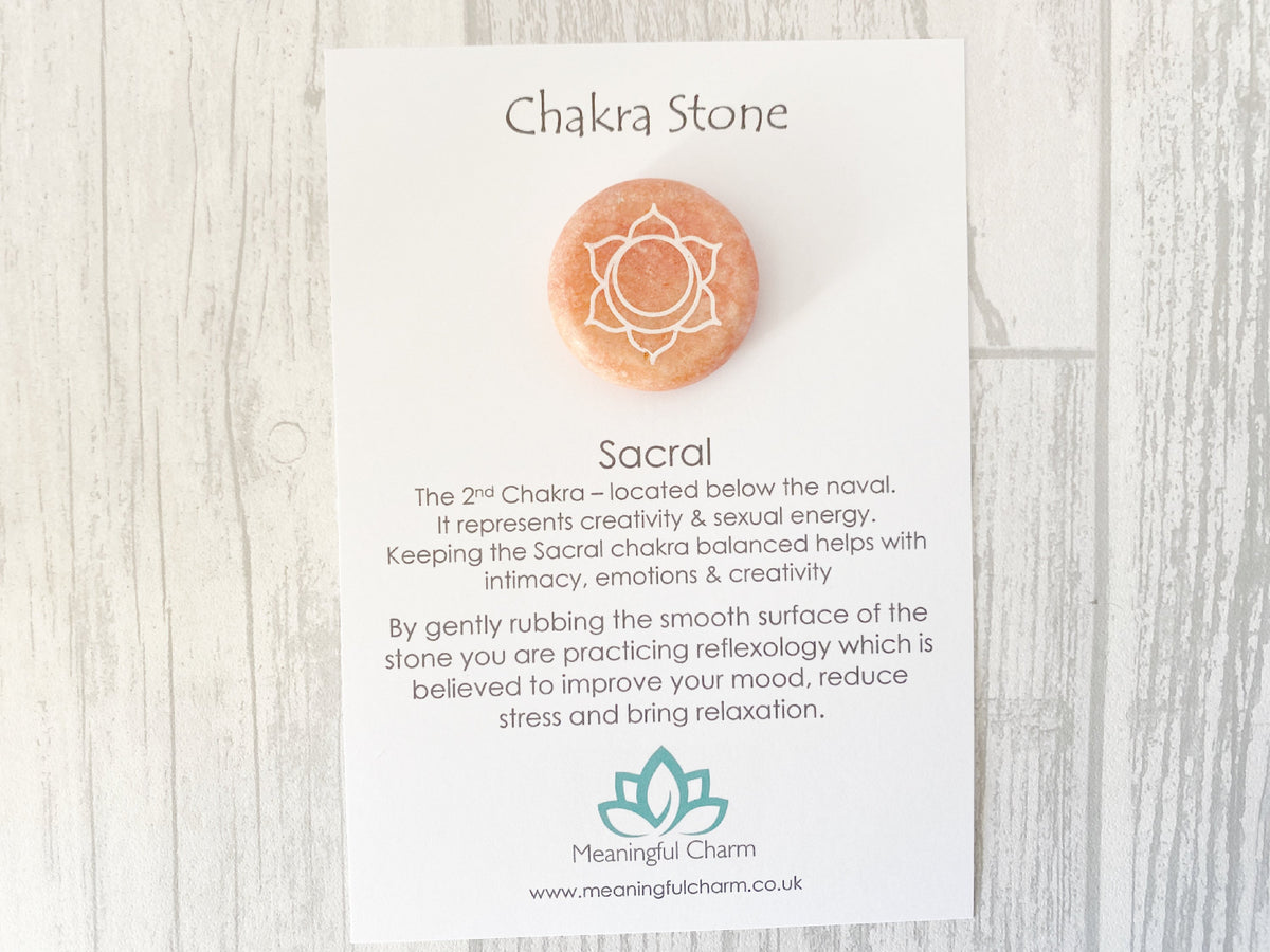 Sacral Chakra Worry Stone | Creativity Gift