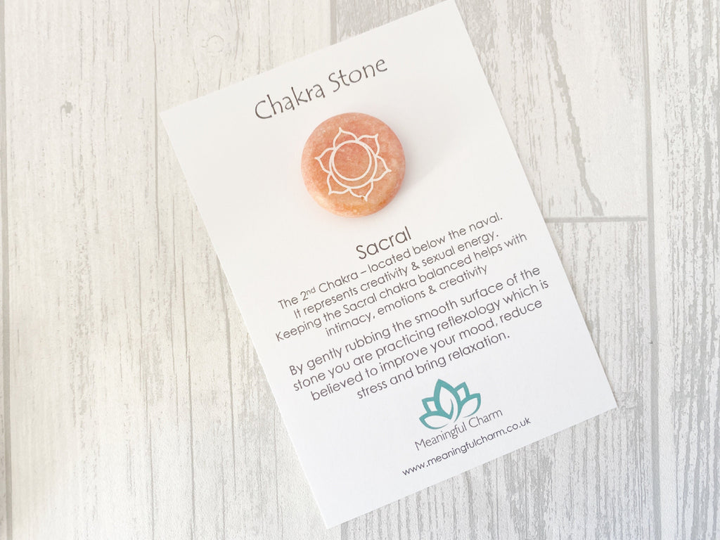 Sacral Chakra Worry Stone | Creativity Gift