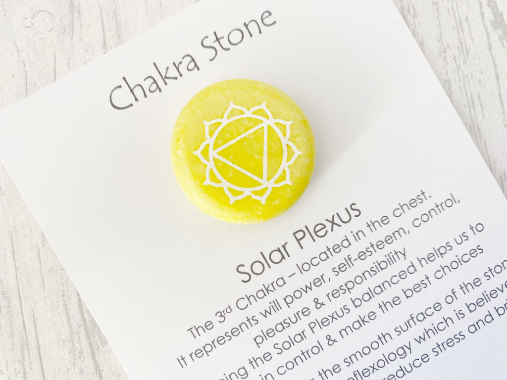 Solar Plexus Chakra Worry Stone | Willpower Gifts