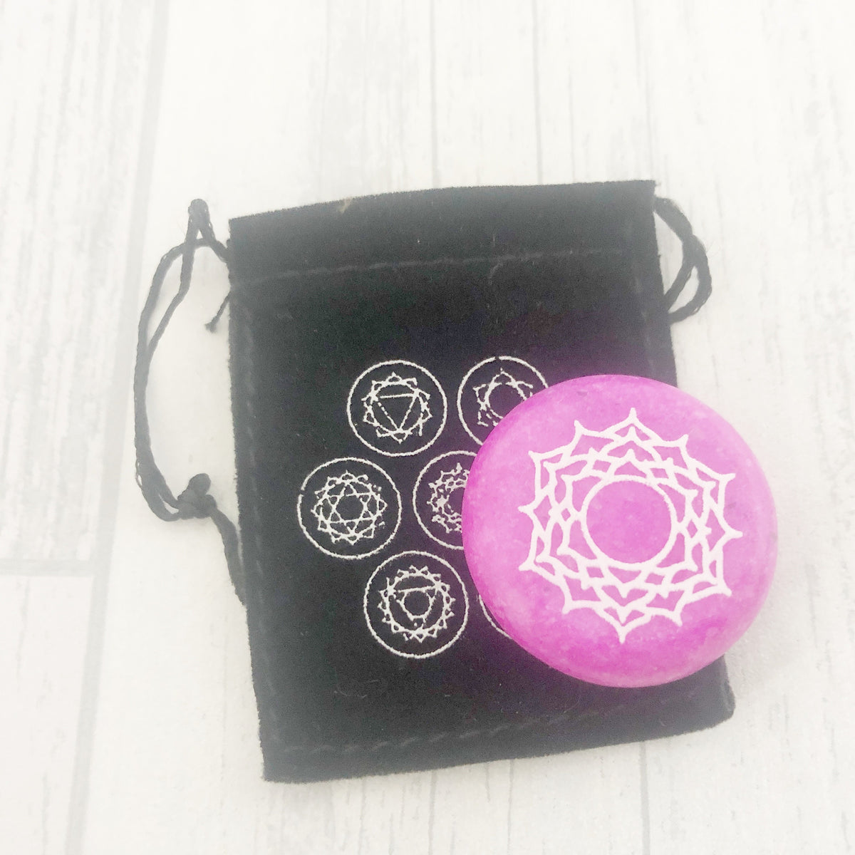 Crown Chakra Worry Stone | Spiritual Connection Gift
