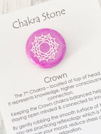 Crown Chakra Worry Stone | Spiritual Connection Gift
