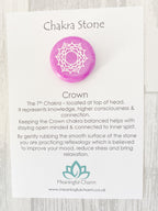 Crown Chakra Worry Stone | Spiritual Connection Gift
