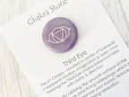 Third Eye Chakra Worry Stone | Intuition Gift