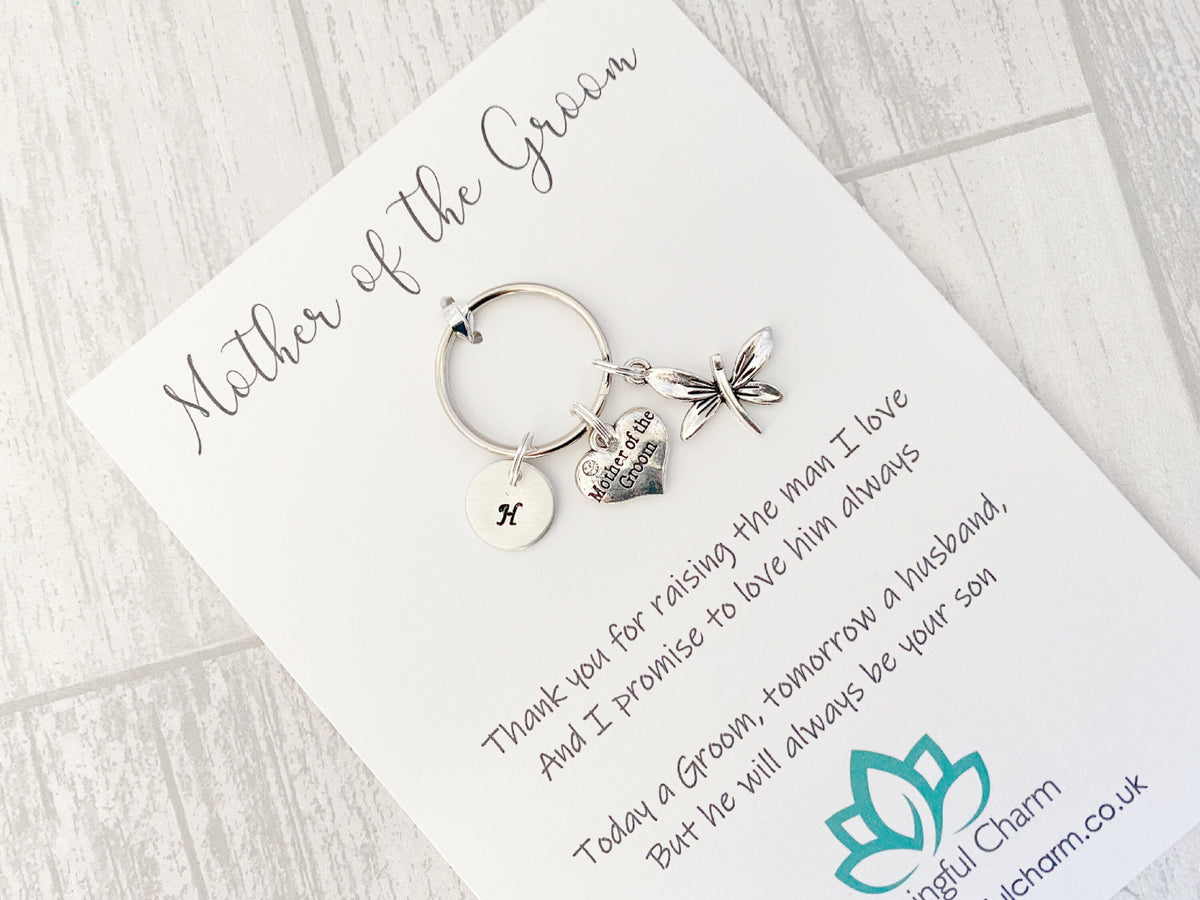 Mother of the Groom Keyring | Personalised Wedding Thank You Gift