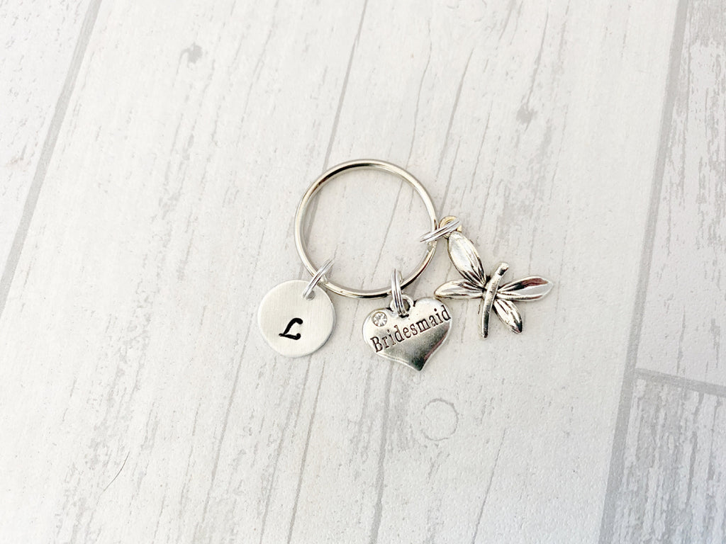 Bridesmaid Keyring | Personalised Wedding Thank You Gift