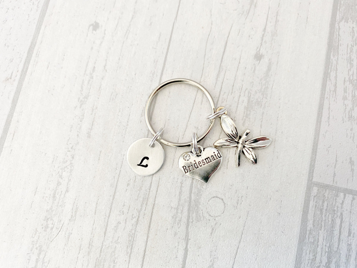Bridesmaid Keyring | Personalised Wedding Thank You Gift