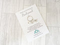 Bridesmaid Keyring | Personalised Wedding Thank You Gift