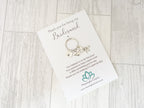 Bridesmaid Keyring | Personalised Wedding Thank You Gift