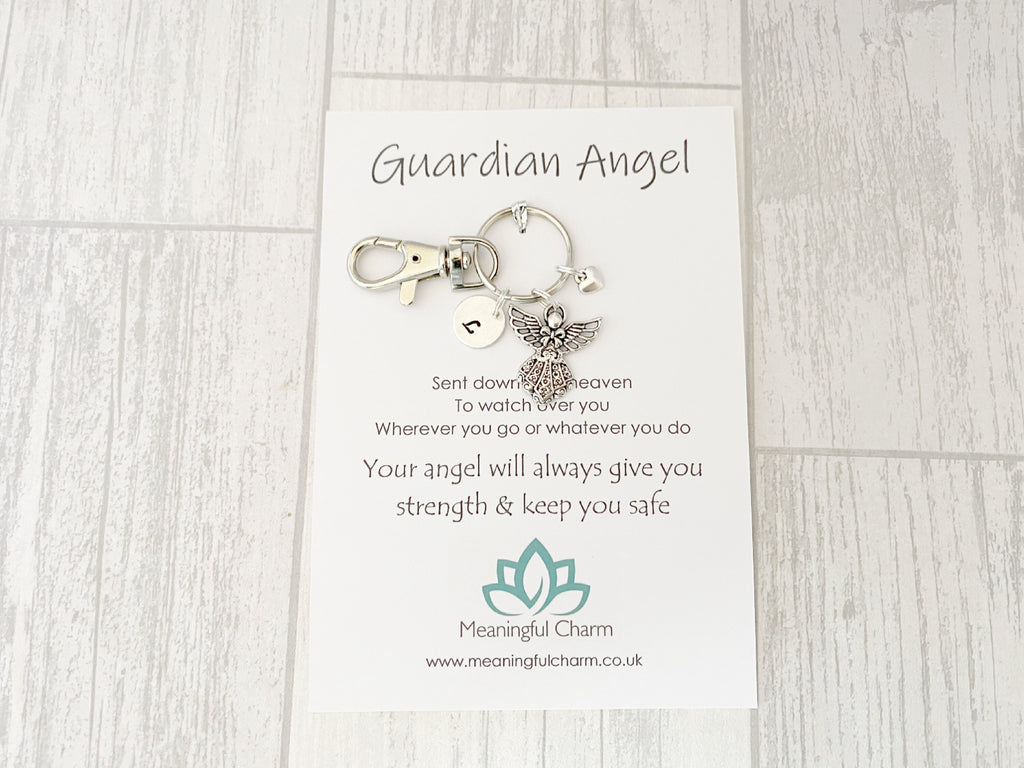 Guardian Angel Keyring | Personalised Thinking of You Gift