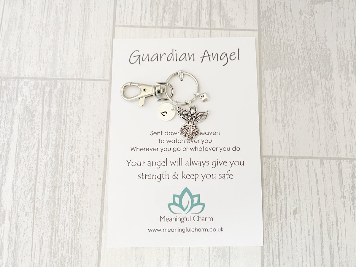 Guardian Angel Keyring | Personalised Thinking of You Gift