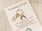 Angel Wings Keyring | Personalised Sympathy & Support Gift