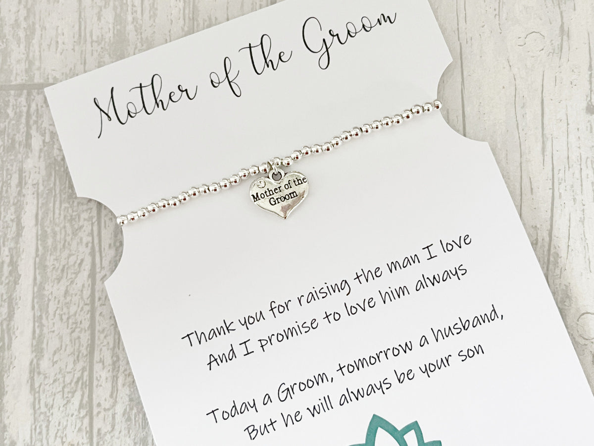 Mother of the Groom Bracelet | Personalised Wedding Gift