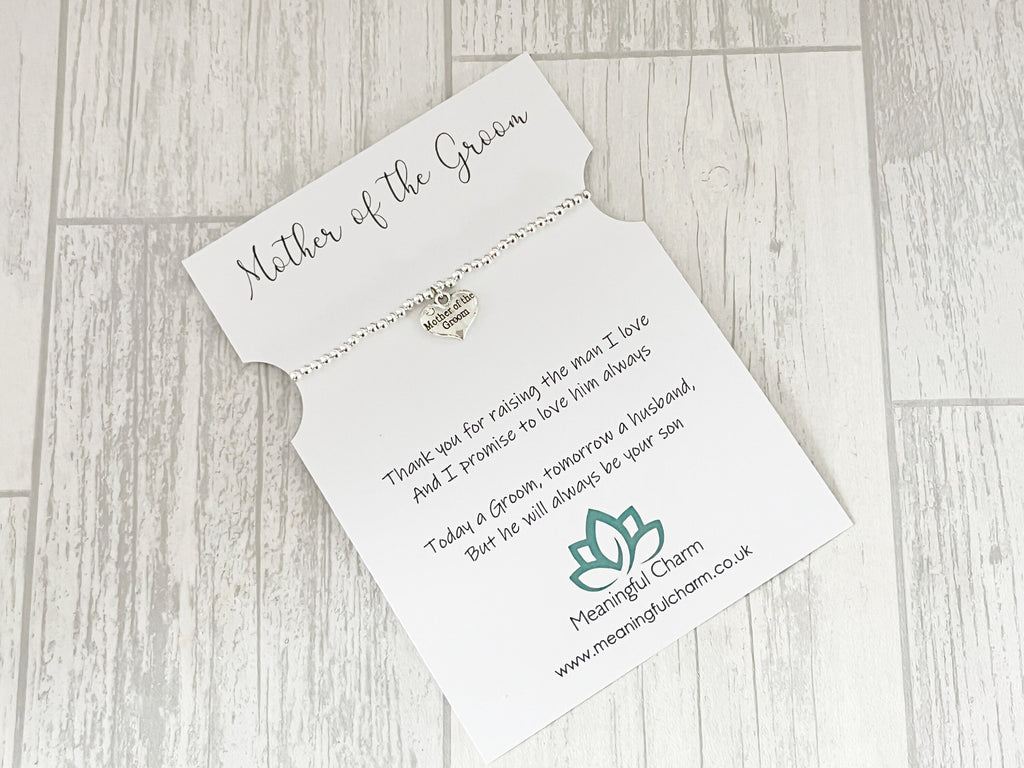 Mother of the Groom Bracelet | Personalised Wedding Gift