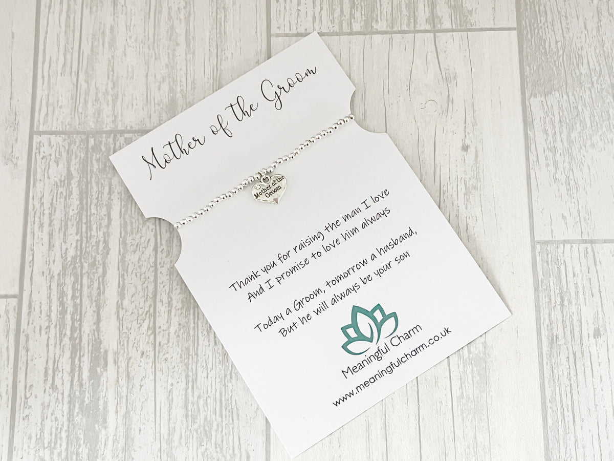 Mother of the Groom Bracelet | Personalised Wedding Gift