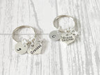 Grandad & Granddaughter Keyring Set | Matching Keepsake Gift
