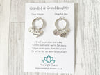 Grandad & Granddaughter Keyring Set | Matching Keepsake Gift