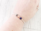 Sterling Silver Inner Calm Crystal Bracelet | Balance, Grounding and Resilience Gifts