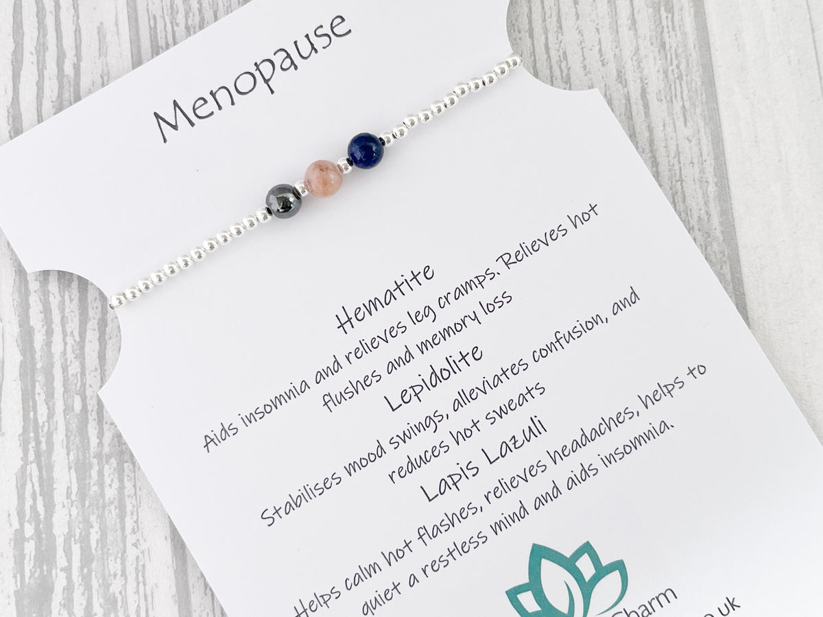 Sterling Silver Inner Calm Crystal Bracelet | Balance, Grounding and Resilience Gifts