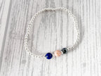 Sterling Silver Inner Calm Crystal Bracelet | Balance, Grounding and Resilience Gifts
