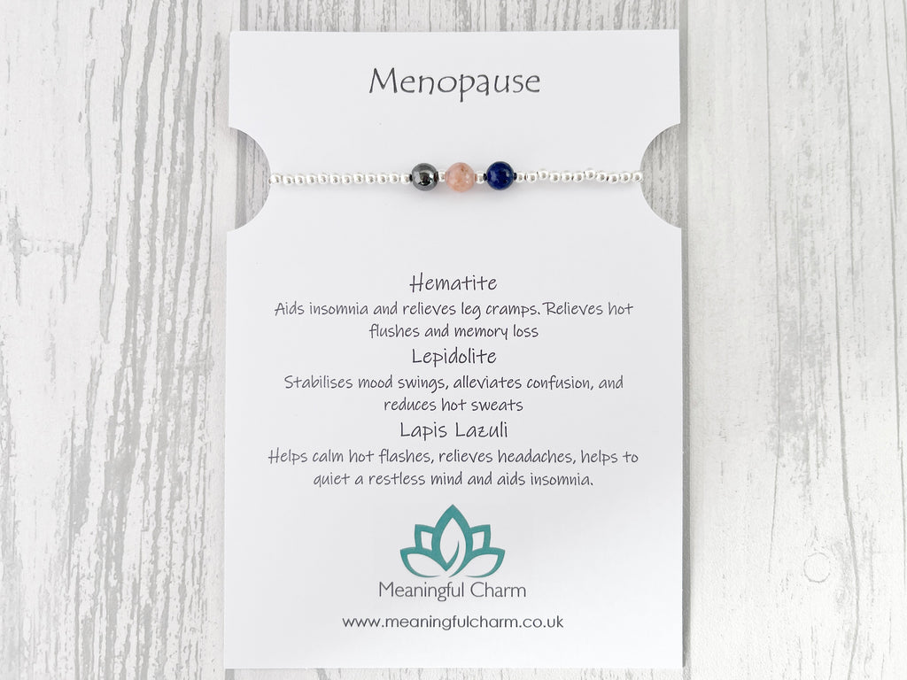 Sterling Silver Inner Calm Crystal Bracelet | Balance, Grounding and Resilience Gifts