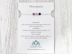 Sterling Silver Inner Calm Crystal Bracelet | Balance, Grounding and Resilience Gifts