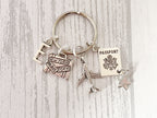 Adventure Travel Keyring | Personalised Travelling Gift