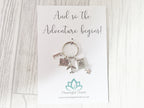 Adventure Travel Keyring | Personalised Travelling Gift