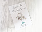 Adventure Travel Keyring | Personalised Travelling Gift