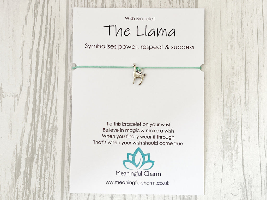 Spirit Animal Llama Wish Bracelet | Success Gift | Sacred Spirit