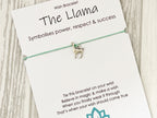 Spirit Animal Llama Wish Bracelet | Success Gift | Sacred Spirit